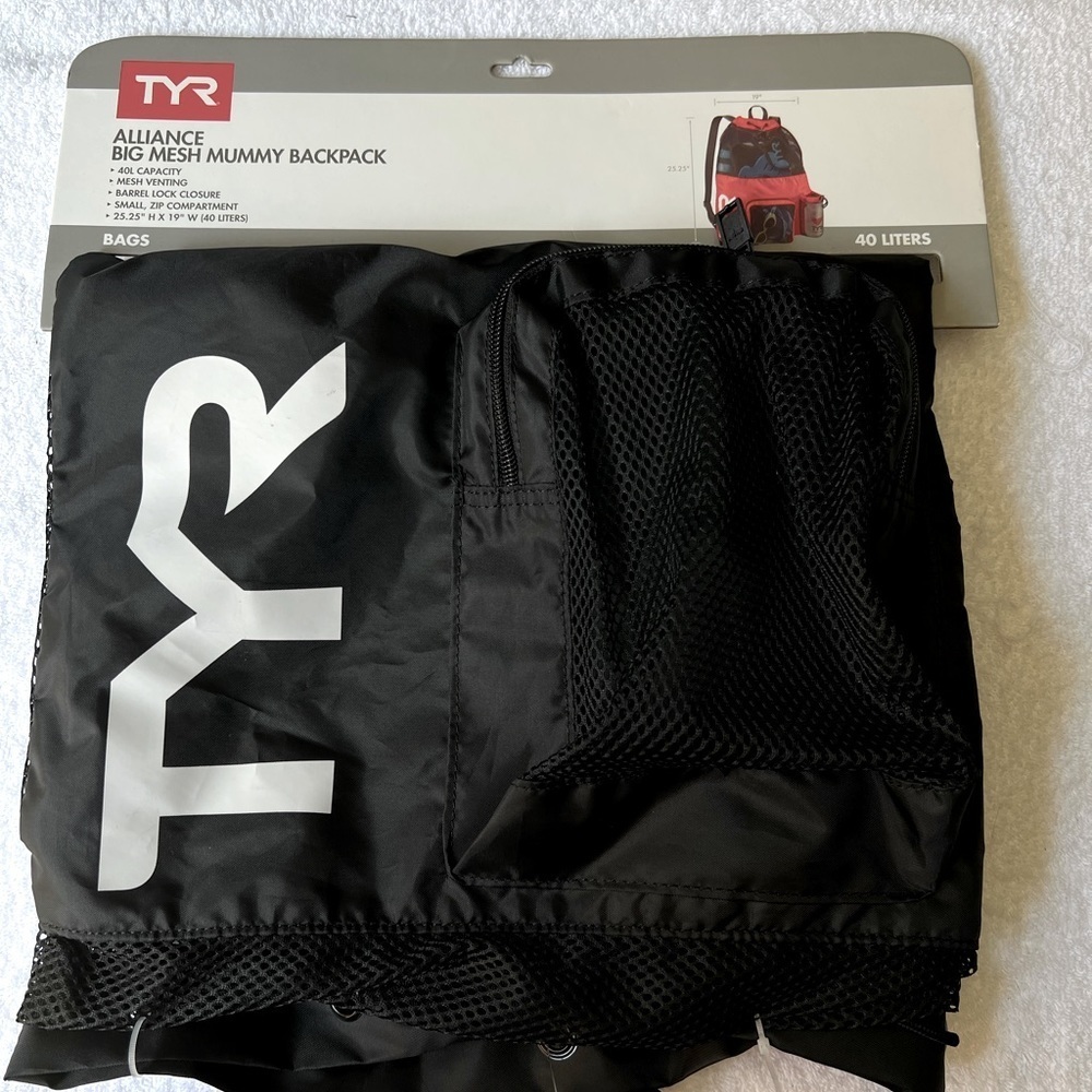 Backpack 40L Allance Big Mesh Mummy Backpack Black
